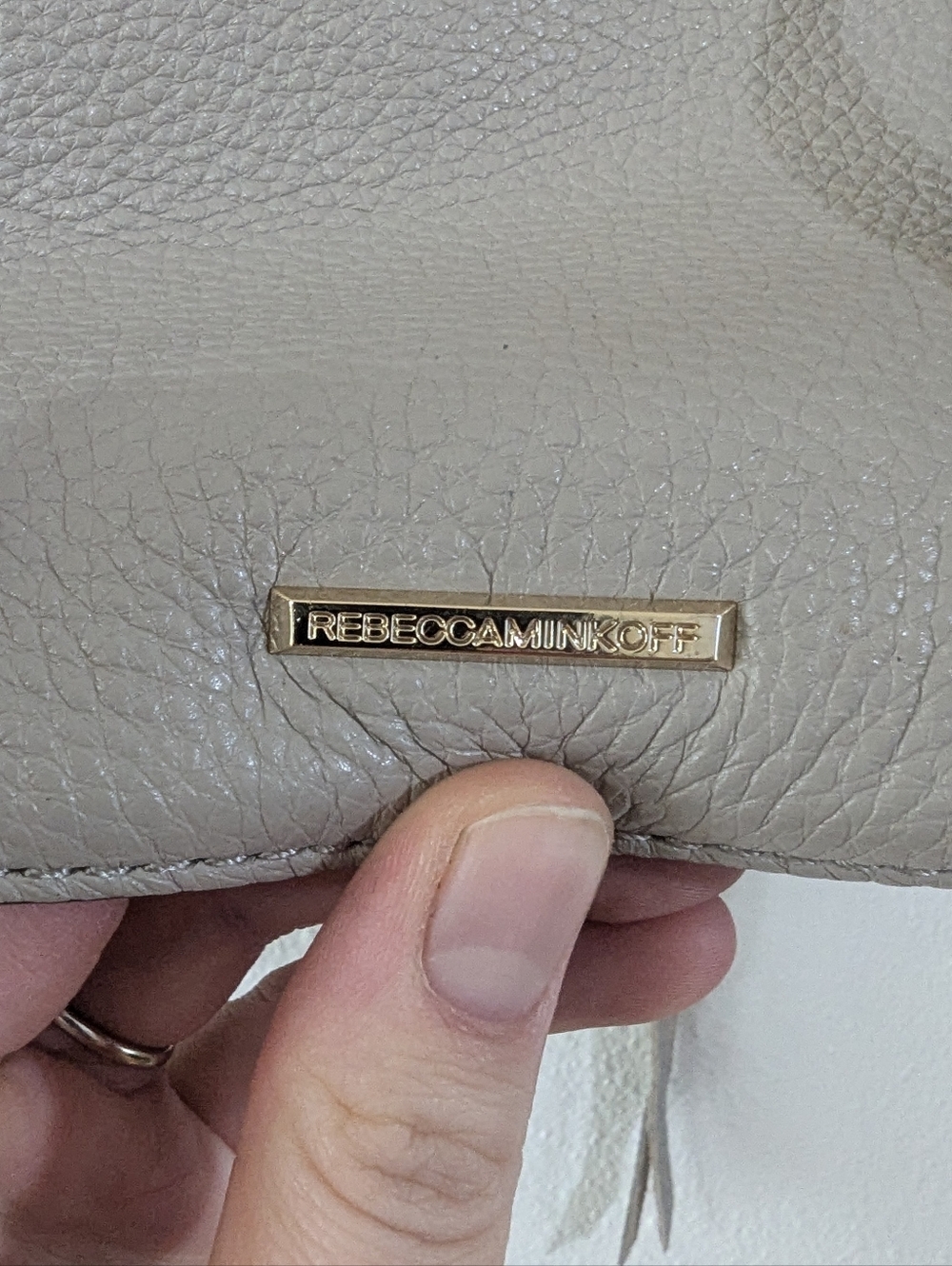 Rebecca Minkoff Taupe Handbag - Picture 2 of 13